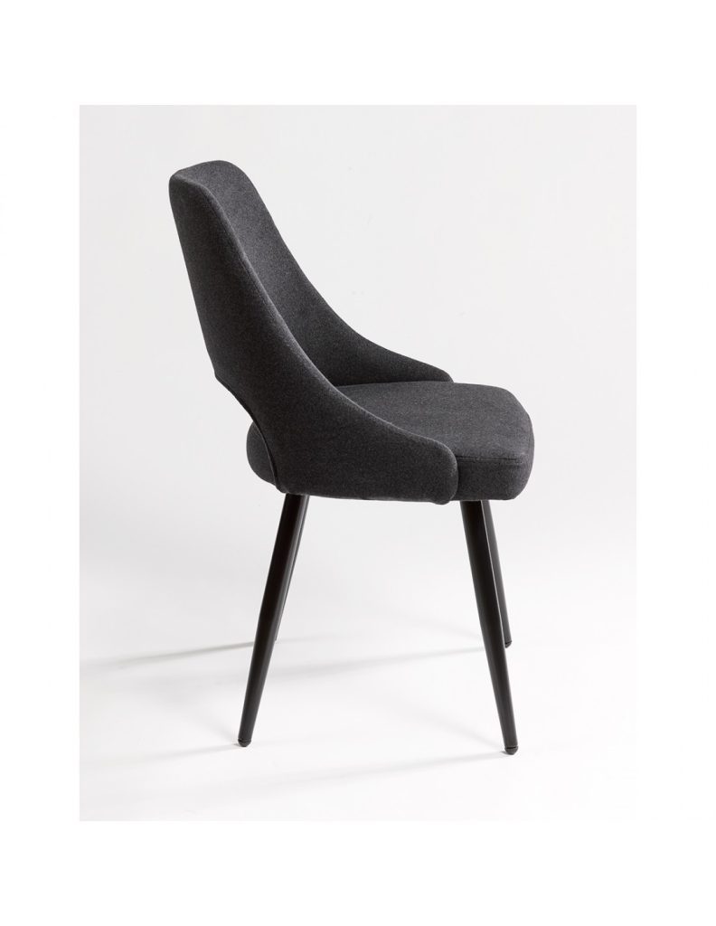 Sillas de Comedor con Patas Negras
