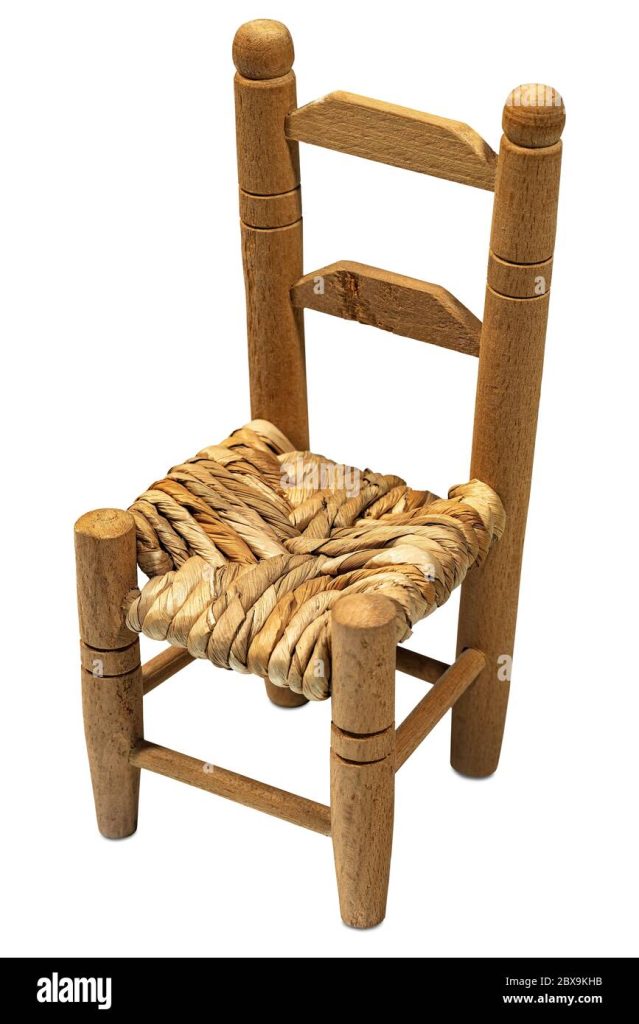 Sillas de Madera y Paja